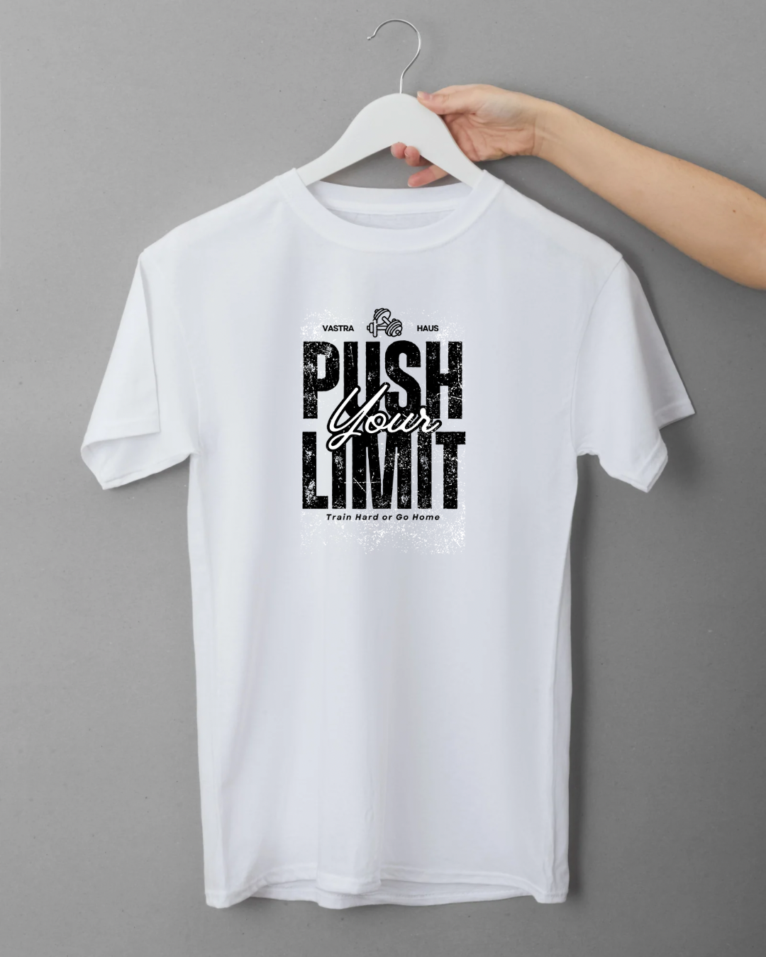 Oversized "Push the Limit" Graphic T-Shirt