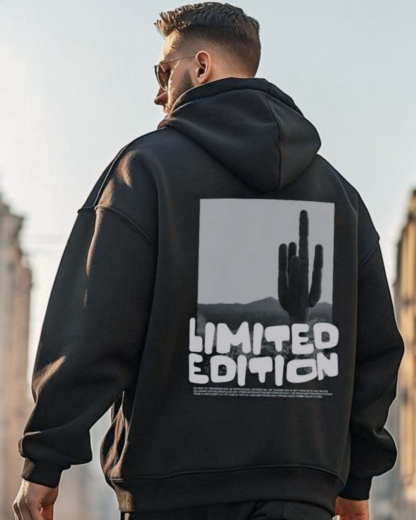Black "Limited Edition" Oversized Hoodie – Unisex Streetwear