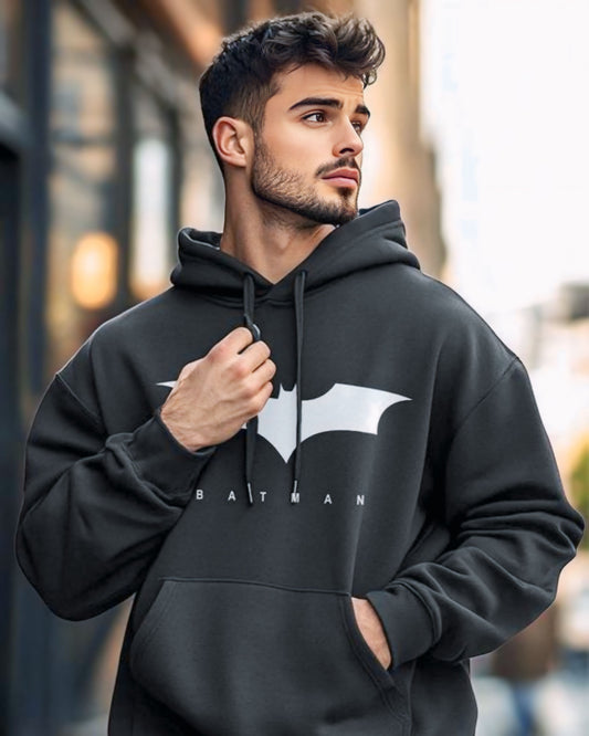 Men's Batman Graphic Hoodie – Stylish & Comfortable Casual Wear
