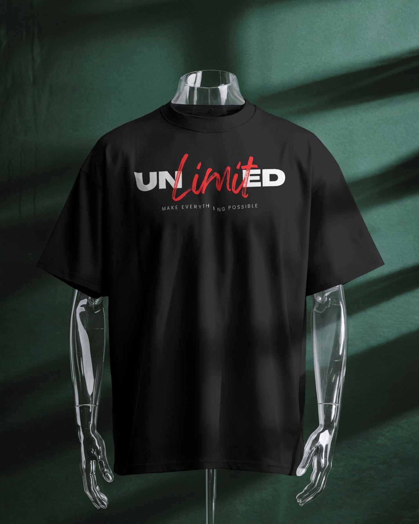 "UNLIMITED" Motivational Graphic T-Shirt – Empower Your Style