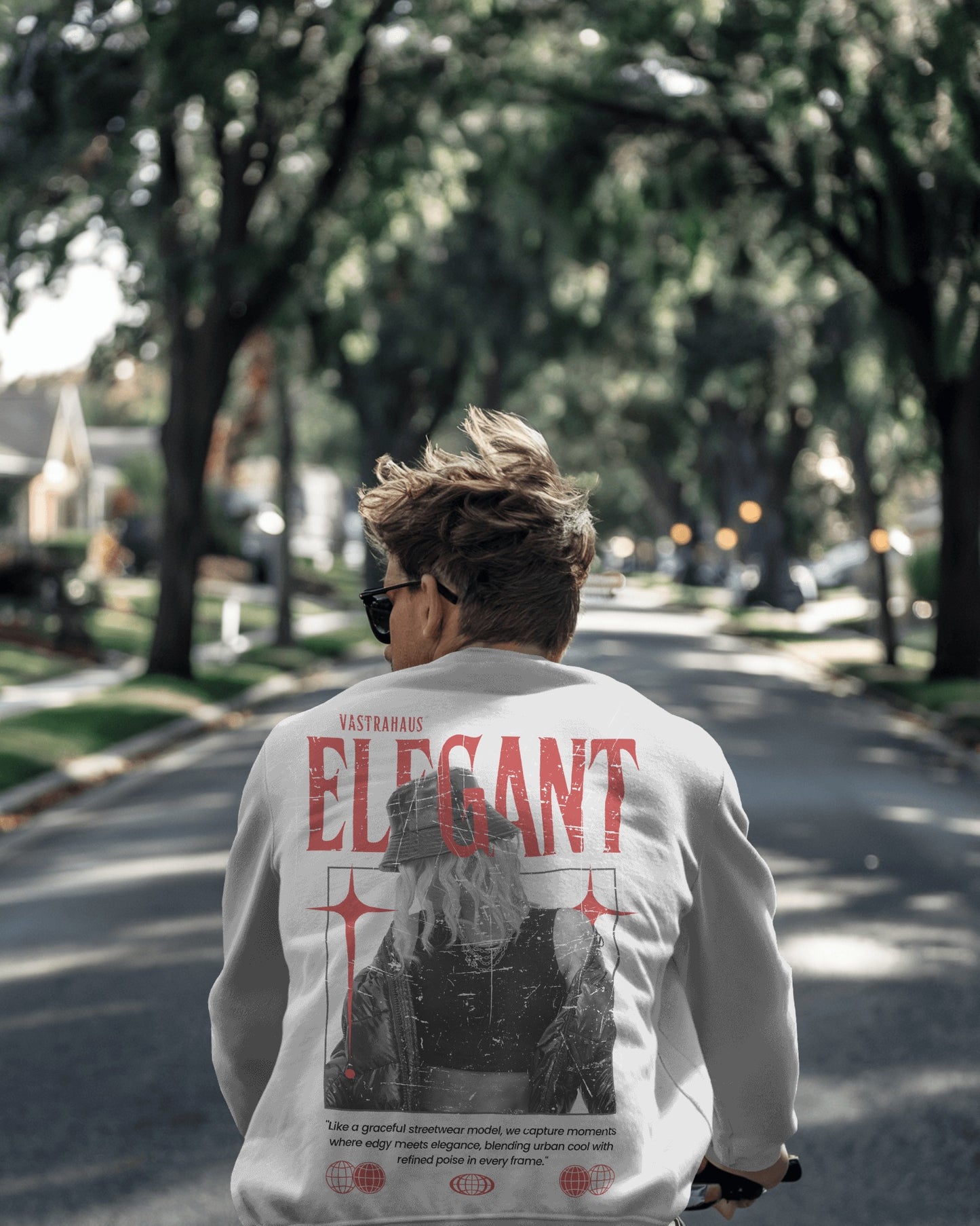 "Elegant" Statement Sweatshirt: Effortless Streetwear