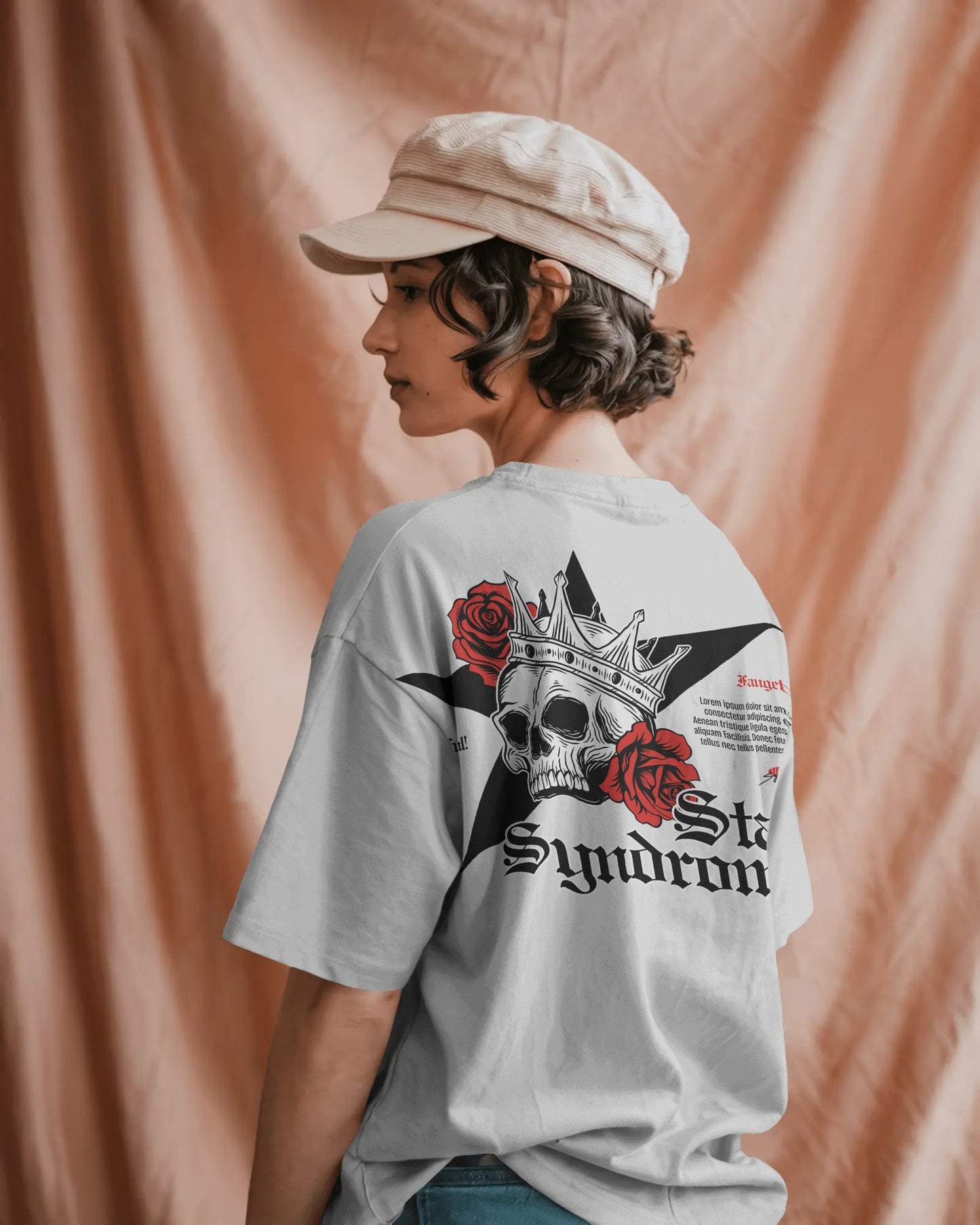 “Star Syndrome” Oversized Unisex T-Shirt – Rebel Royalty Streetwear Edition