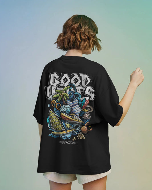 "Good Vibes" Oversized T-Shirt