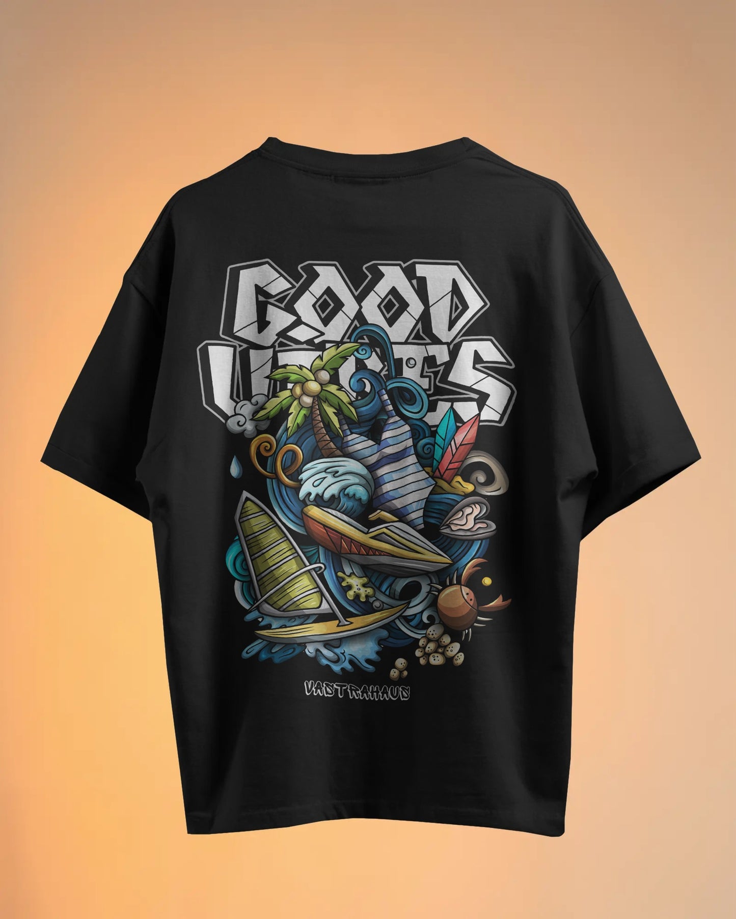 "Good Vibes" Oversized T-Shirt
