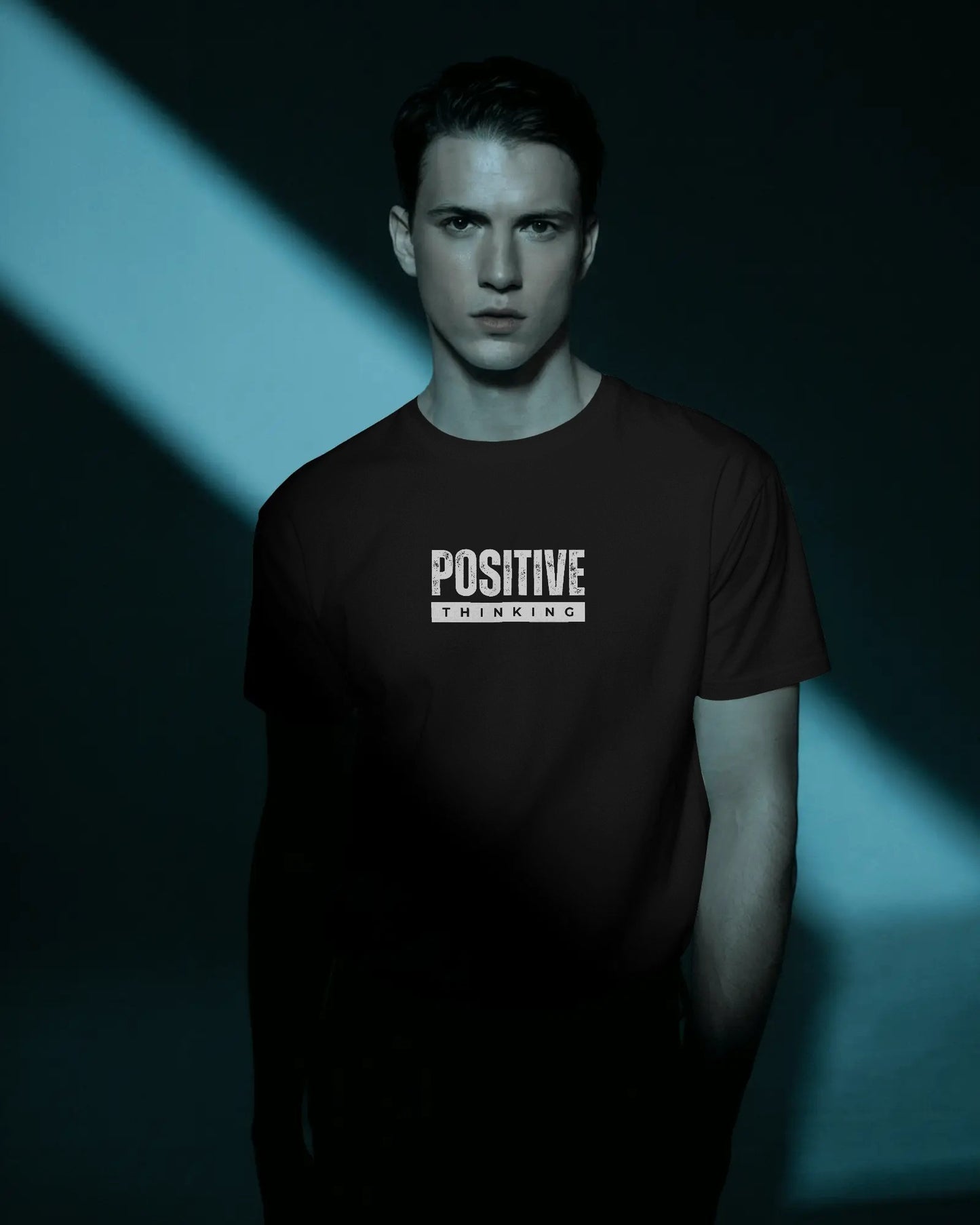 Positive Thinking Graphic T-Shirt – Black