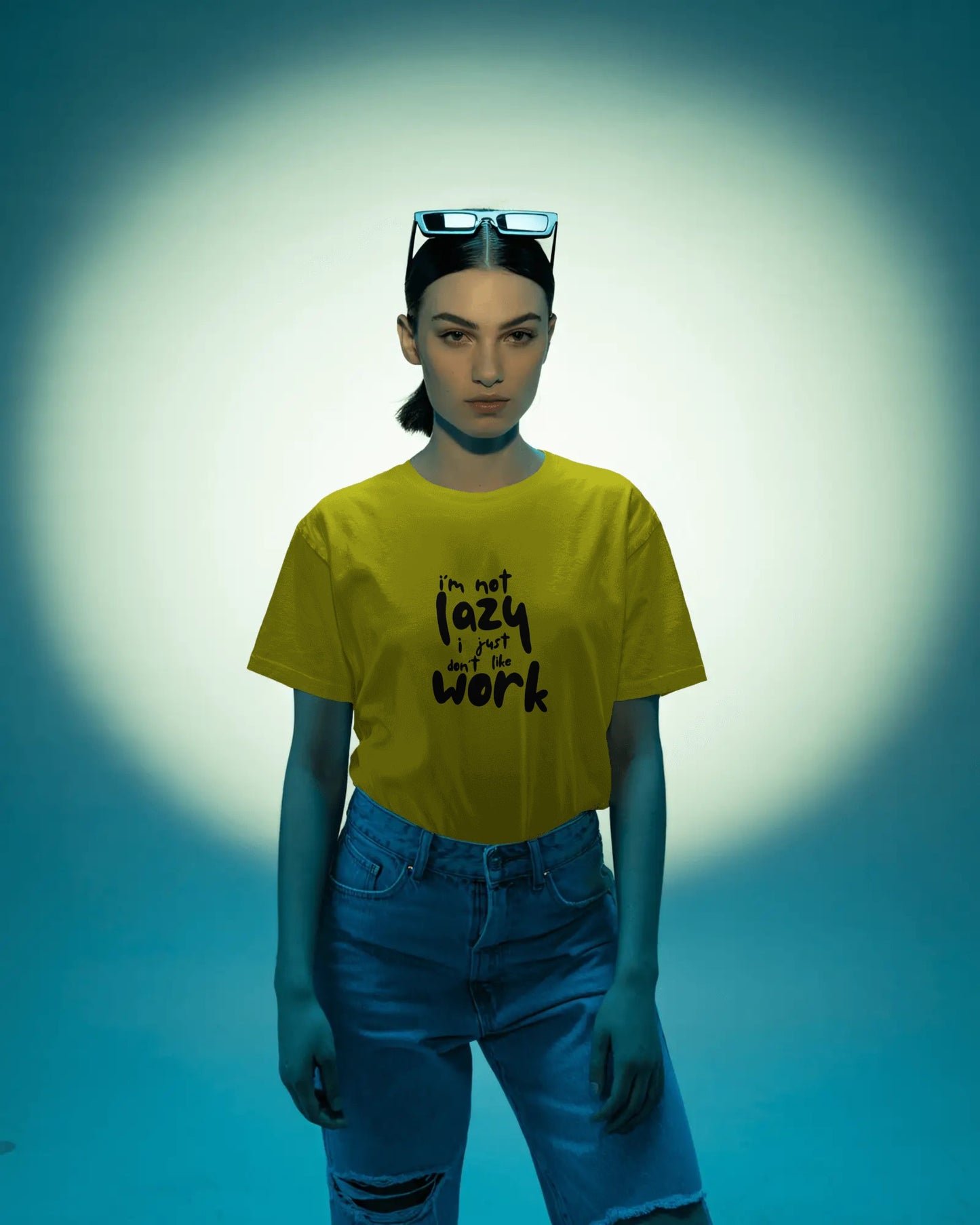 “I’m Not Lazy, I Just Don’t Like Work” Funny Quote T-Shirt