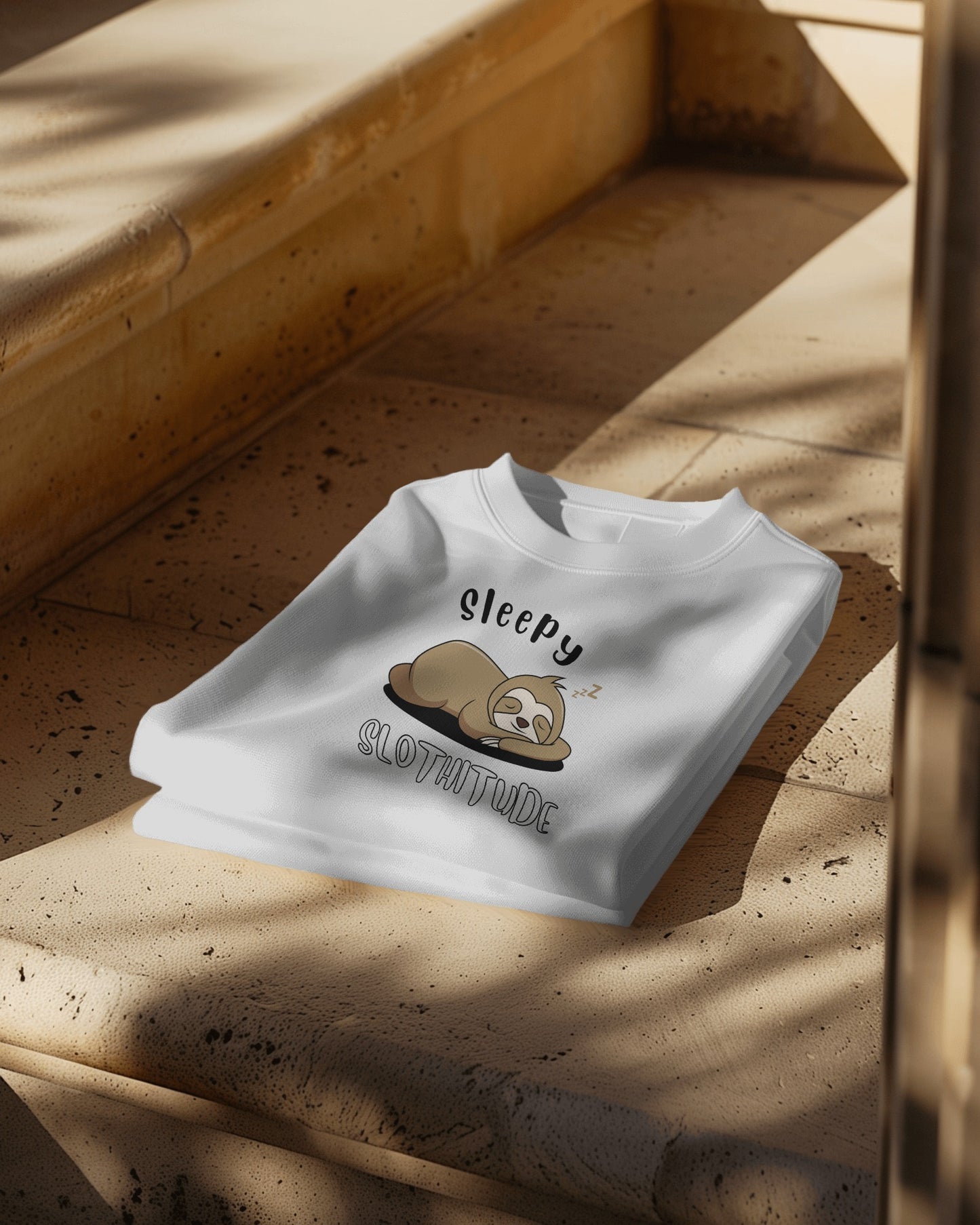 "Sleepy Slothitude" Crewneck Sweatshirt