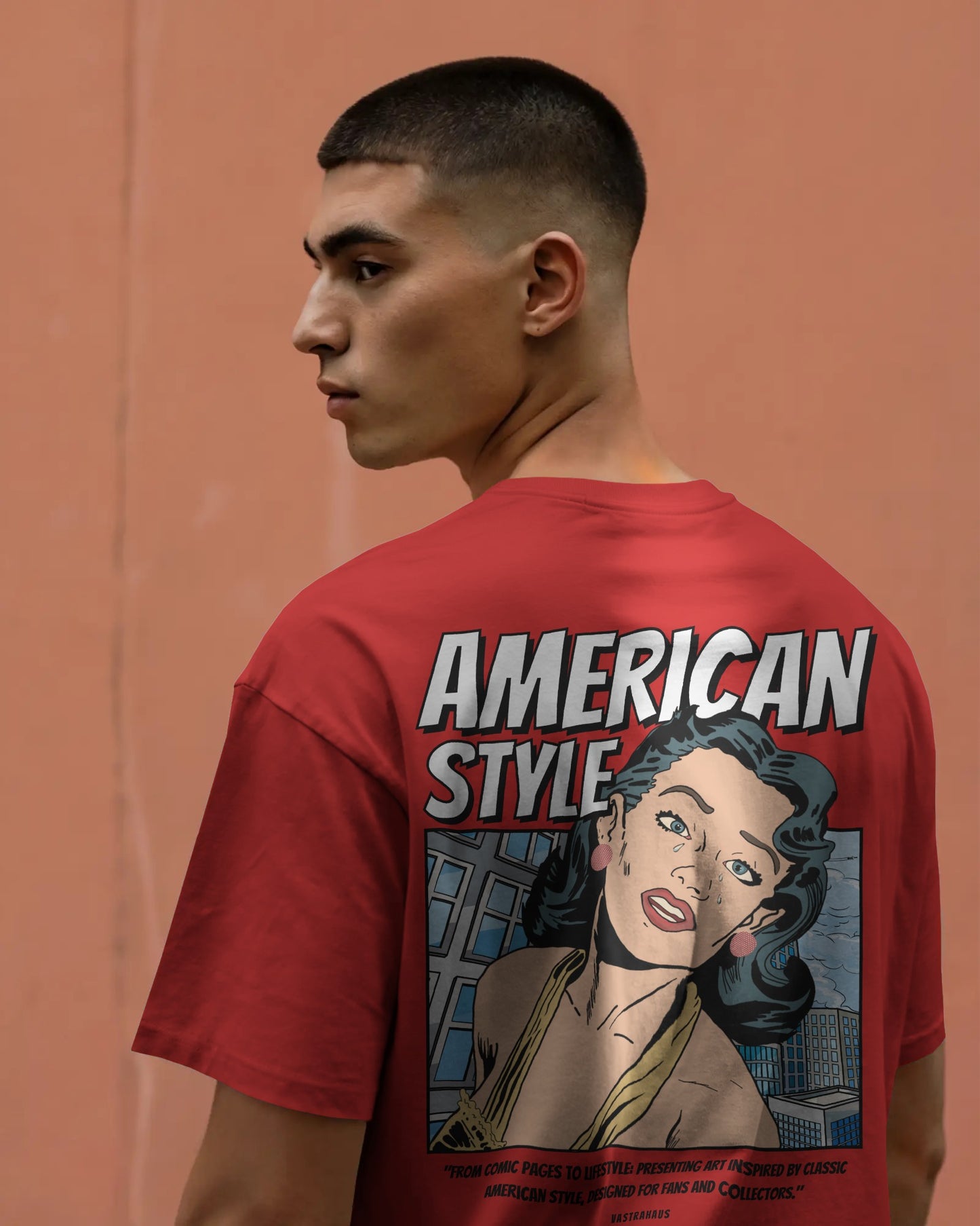 Oversized T-Shirt – Retro Comic Pop Art “American Style” Graphic Tee