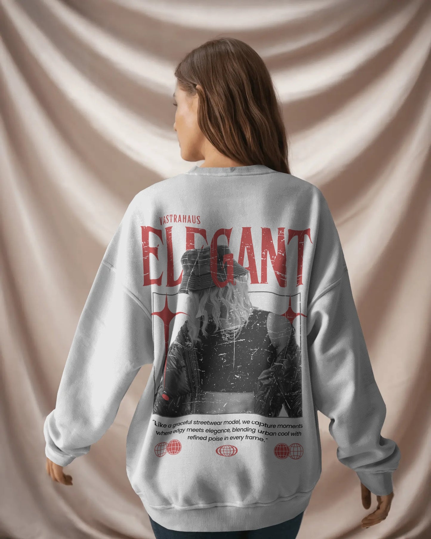 "Elegant" Statement Sweatshirt: Effortless Streetwear