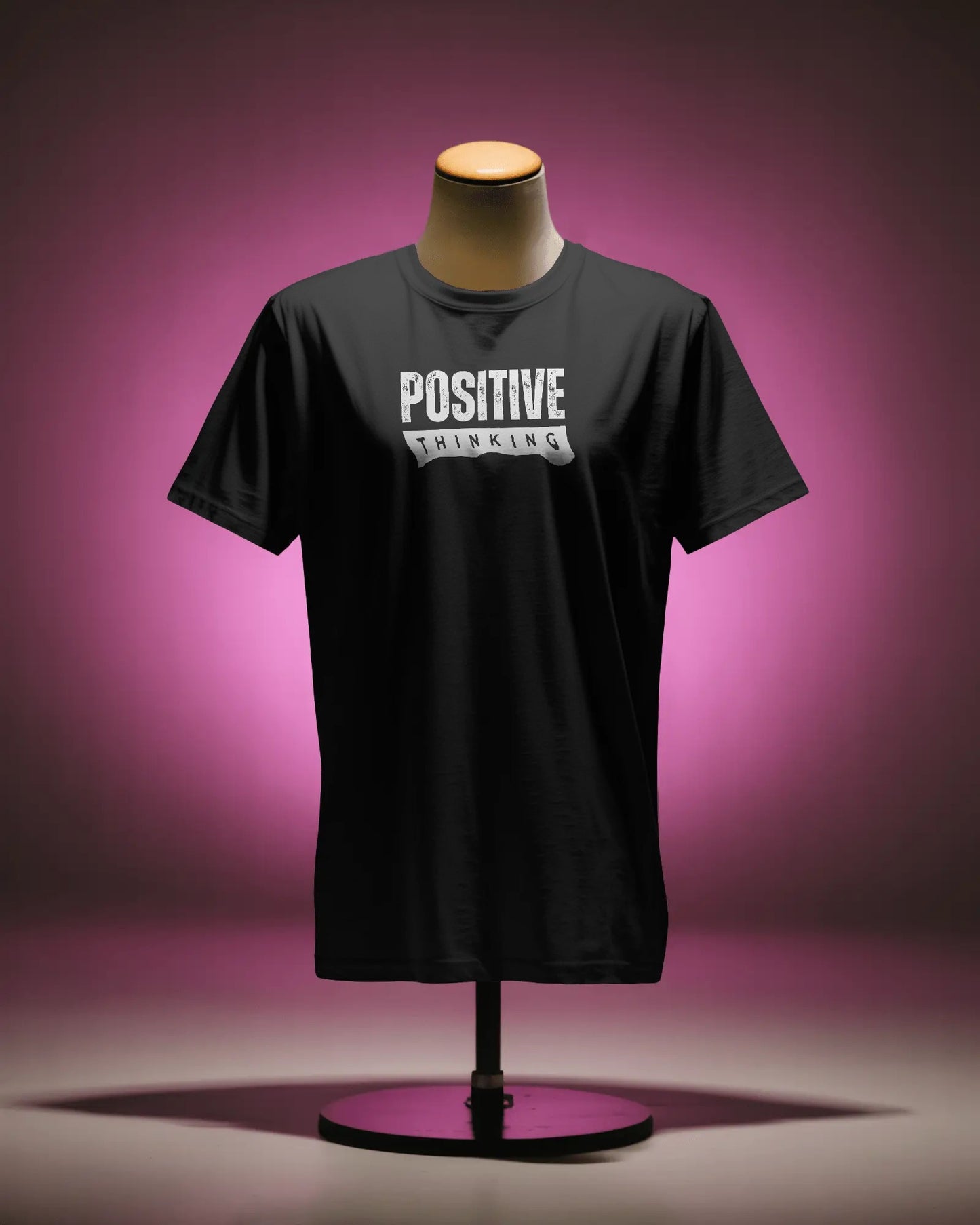 Positive Thinking Graphic T-Shirt – Black