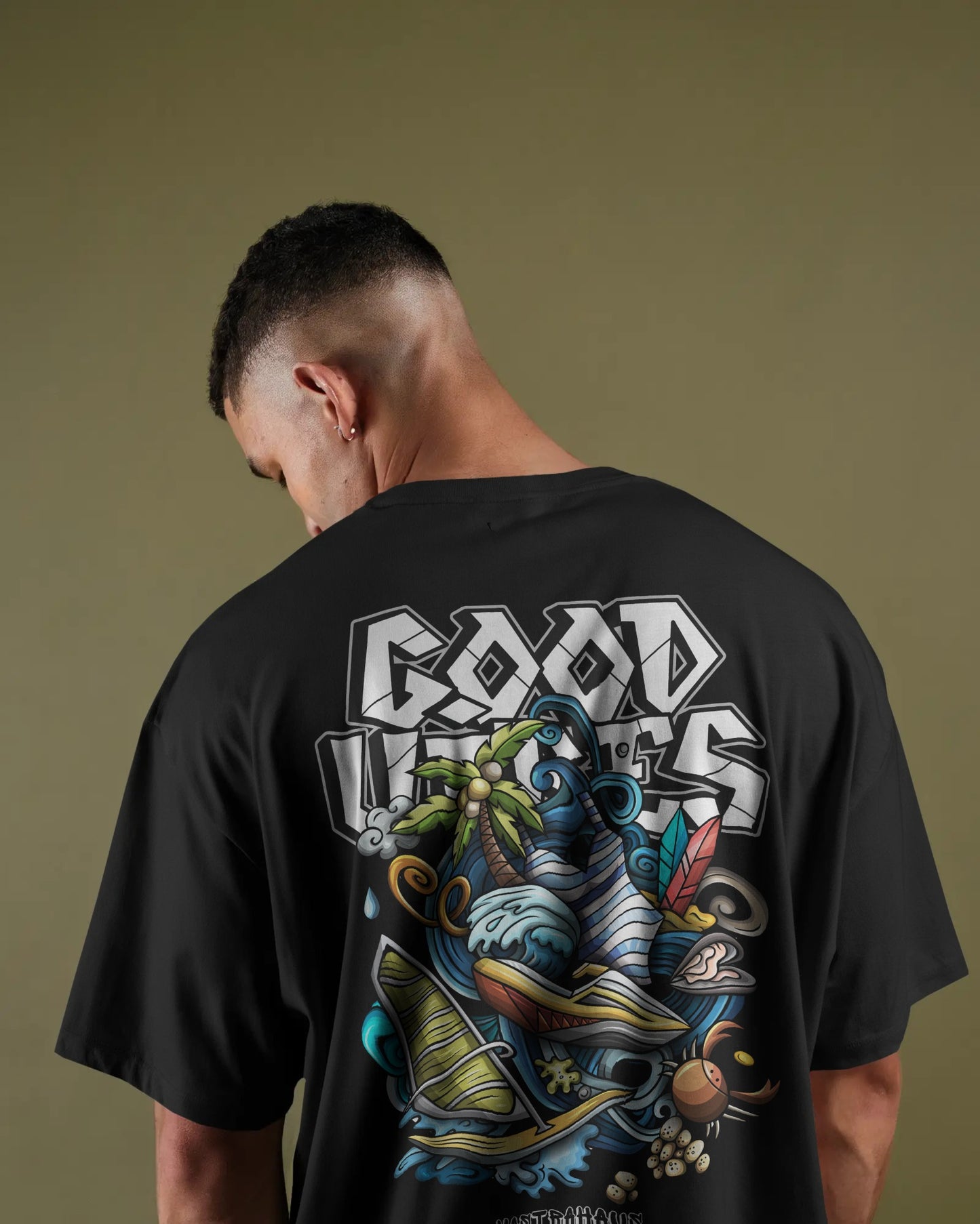 "Good Vibes" Oversized T-Shirt